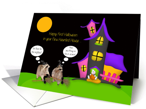 First Halloween in new house, general, adorable raccoons... (1445610)