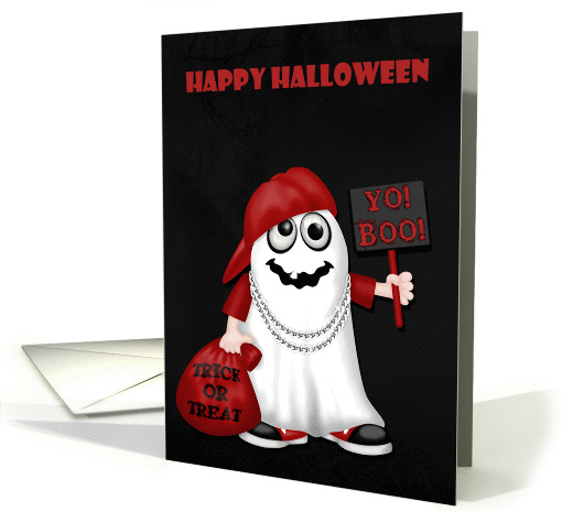 Halloween, general, Rapper ghost with a bag of treats... (1450228)