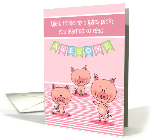 Congratulations on Learning to Read with Adorable Piggies... (1487270)