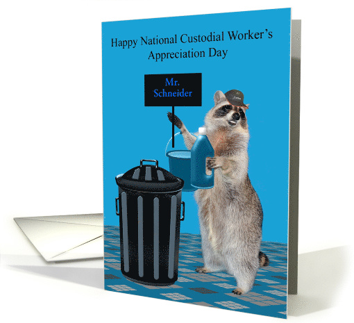 National Custodial Worker's Appreciation Day Custom Name... (1497052)