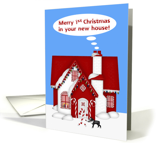 1st Christmas in New House with a Festive Red House and... (1498146)