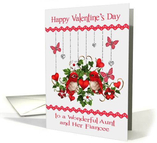 Valentine's Day to Aunt and Fiancee, lovebirds with... (1509430)