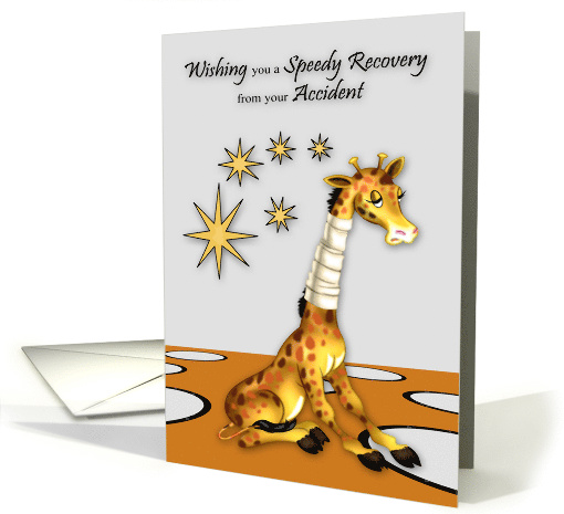 Get Well from an Accident with a Cute Giraffe Wearing a... (1511104)