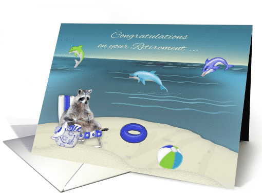 Congratulations on your Retirement with a Raccoon and... (1515372)