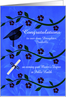 Congratulations on Master’s Degree in Public Health Custom Card