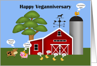 Veganniversary, general, Anniversary on going vegan card