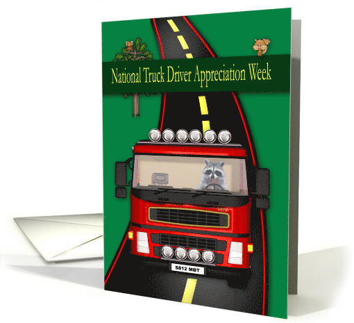 National Truck Driver Appreciation Week, Observed in September card