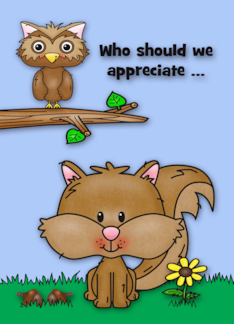 Squirrel Appreciation Day is Observed on January 21 Owl and Squirrel