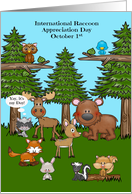 International Raccoon Appreciation Day Observed on October 1st card