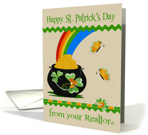 St. Patrick's Day from Realtor with a Big Pot of Gold and... (1600528)