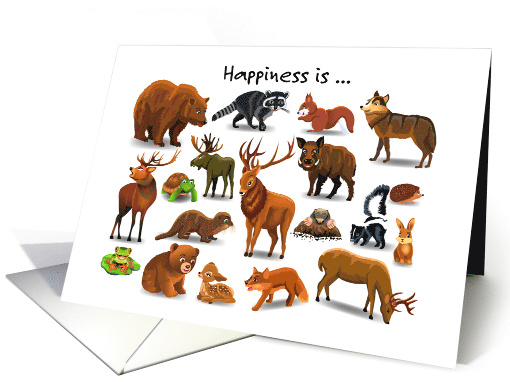 World Wildlife Day with an Array of Different Species card (1609516)