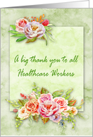 Thank You Healthcare Workers Serving the Front Lines During COVID-19 card