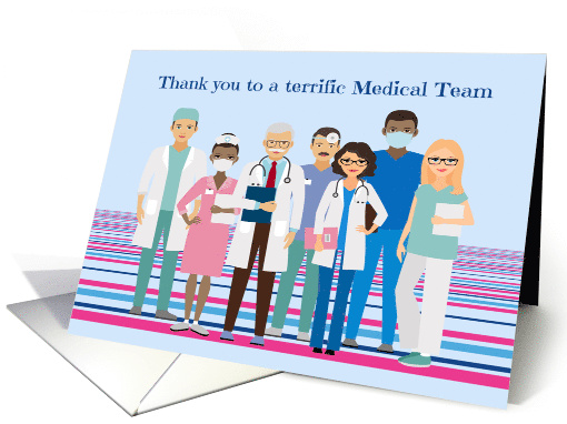 Thank You to Medical Team Serving the Front Lines During COVID-19 card
