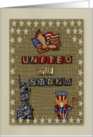 Encouragement during Covid-19 with an American United Theme card