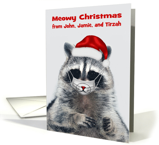 Christmas from Custom Name during Covid 19 with a Raccoon... (1647614)