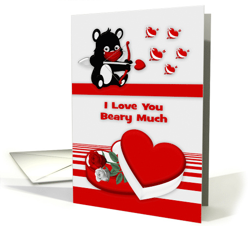 Valentine's Day during Covid 19 Cupid Bear Holding a Bow... (1661556)