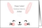 Easter to Husband Some Bunny Loves You with a Bunny card