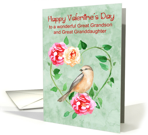 Valentine's Day to Great Grandson and Great Granddaughter... (1753980)