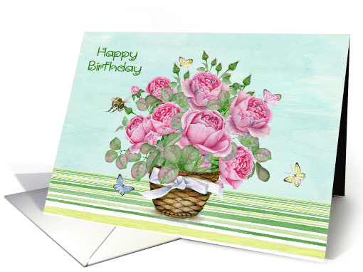Birthday with a Beautiful Bouquet of Summer Flowers and... (1759524)