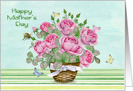 Mother’s Day with a Beautiful Bouquet of Summer Flowers card