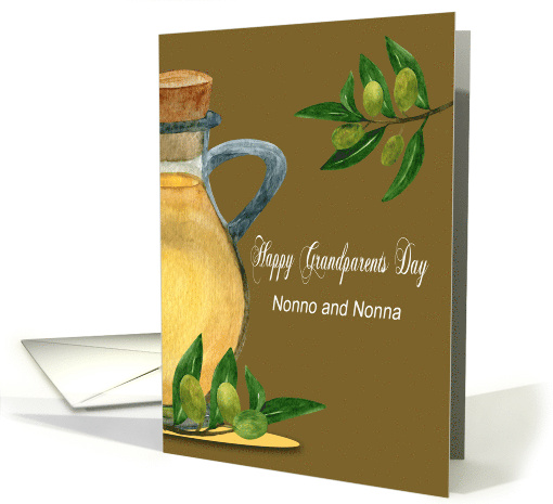 Grandparents Day to Nonno and Nonna with Olive Branches card (1787824)