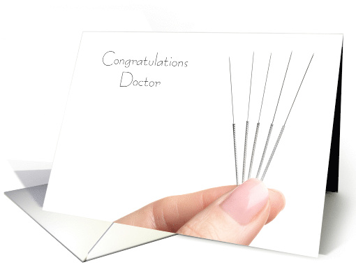 Congratulations on Graduation Doctor of Acupuncture card (1797048)