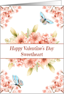 Valentine’s Day to Sweetheart Pantone Color of the Year Peach Fuzz card