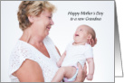 Mother’s Day to First Time Grandma with a Cute Baby card