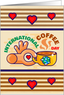 International Coffee Day Observed on October 1 card