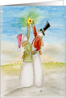 Reaching for hope at this festive season card
