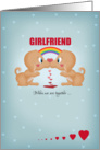 Girlfriend Lesbian Valentine’s Day Kissing Dogs And Hearts card