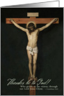 Depiction In Oil Of Jesus Christ - Easter Celebration card