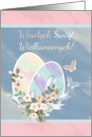 Polish - Wesotych Swiat Wielkanocnych - Watercolour Easter Eggs card