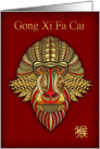 Monkey, Chinese New Year, Gong Xi Fa Cai card