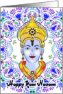 Ram Navami With Watercolor Flowers card