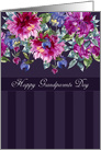 Grandparents Day Card, Modern With Watercolor Flowers card