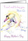 Swan And Signet For Mother’s Day Mam Gu card