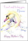 Swan And Signet For Mother’s Day Nonna card