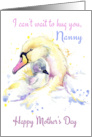 Swan And Signet For Mother’s Day Nanny card