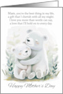 Mam Mother’s Day with Cuddling Bears and Nice Words card