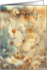 Butterfly on a Blended Heart with Lots of Daisies card