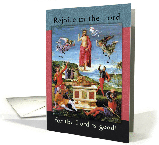 Rejoice - Jesus Risen - Easter card (1357206)