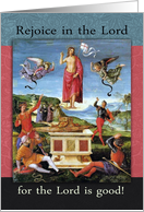 Rejoice - Jesus Risen - Easter card