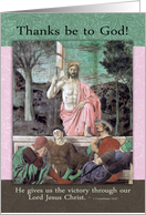 Rejoice - Jesus Risen - Easter card