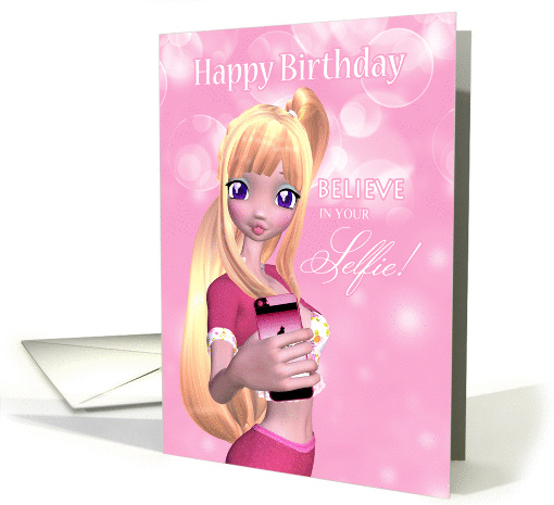 Duck Face - Duckface Selfie Cell Phone Fantasy Female card (1370714)