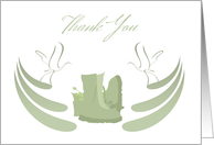 Thank You Sympathy , Loss of Military Serviceman / Service Woman card