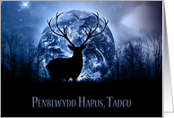 Penblwydd Hapus, Tadcu - Happy Birthday Grandad Welsh Language card
