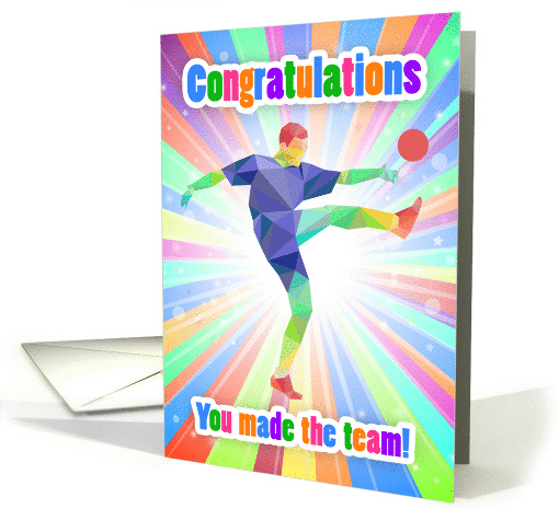 Congratulations You Made The Soccer / Football Team card (1410418)