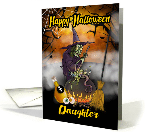 Daughter Happy Halloween , witch Halloween Greeting card (1453580)