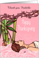 Naturopath Thanksgiving Greeting Flowers, Spices, Plants card